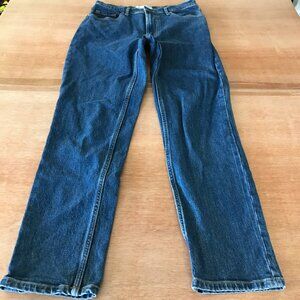 Everlane The Original Cheeky Jeans Women 27 Blue Mid Rise Dark Wash Stretch